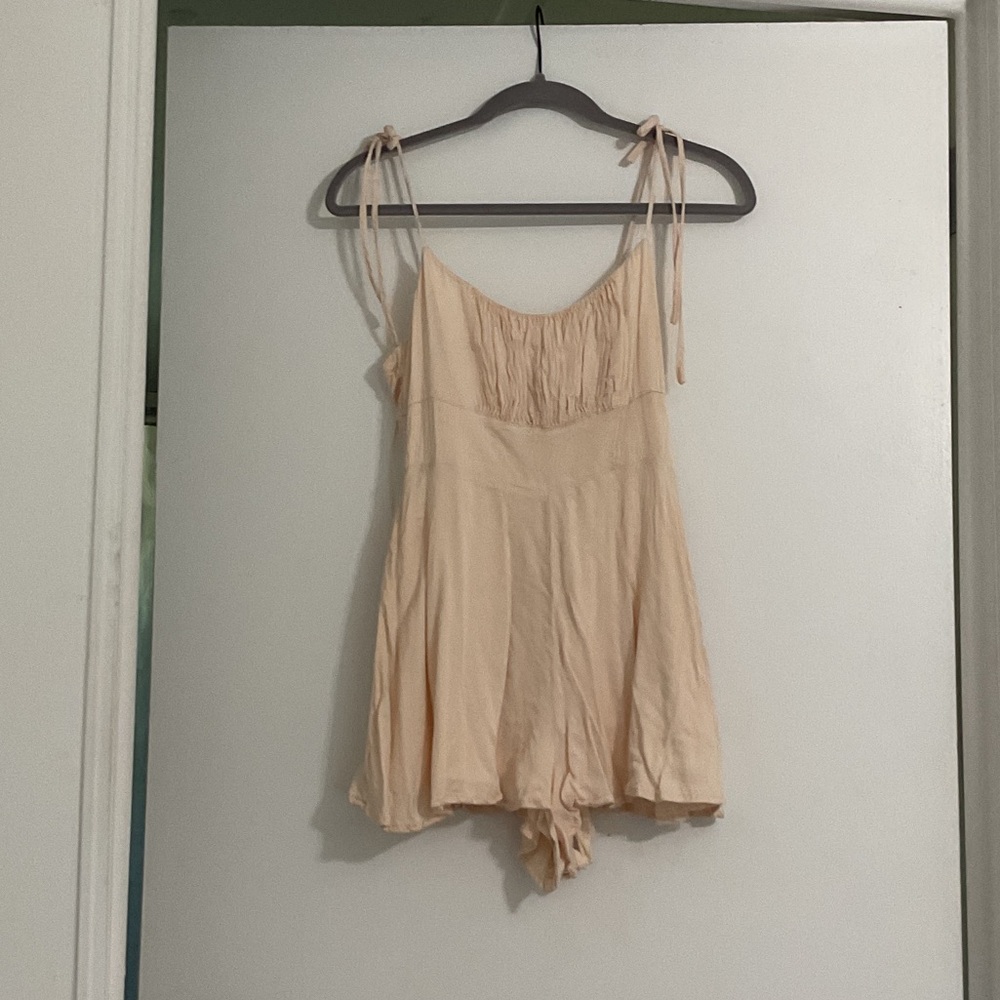 Urban Outfitters Light Peach Romper